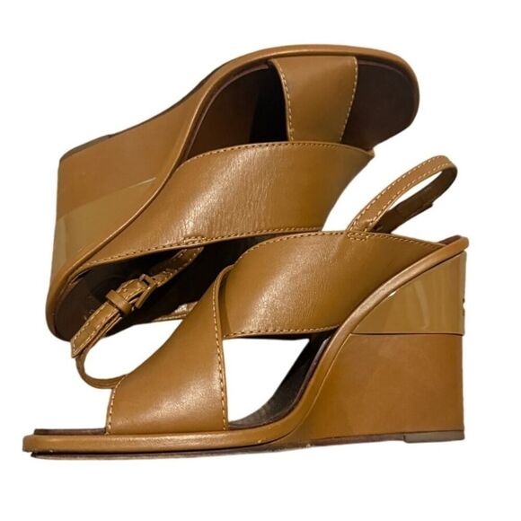 Tory Burch Gabrielle Wedge Sandals Sz. 7.5 - Picture 5 of 10